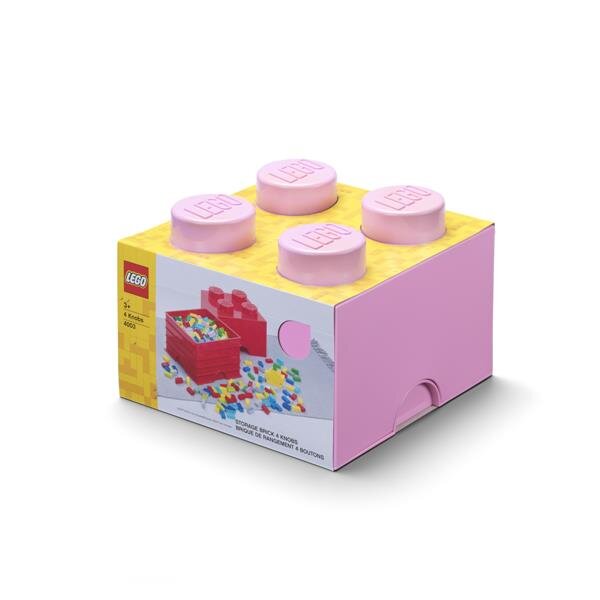 LEGO Storage Brick 2x2 | Light Pink