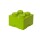 LEGO Storage Brick 2x2 | Lime