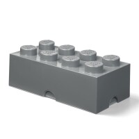 LEGO Storage Brick 2x4 | Dunkelgrau