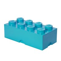 LEGO Storage Brick 2x4 | Medium Azur