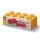 LEGO Storage Brick 2x4 | Bright Orange