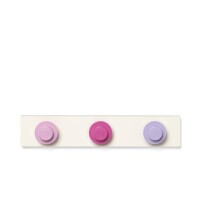 LEGO WALL HANGER RACK | Pink, Light Pink, Purple