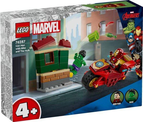 Iron Man mit Bike und der Hulk