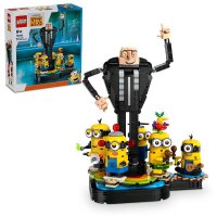 Gru und die Minions aus LEGO® Steinen