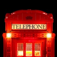 Beleuchtungsset für: 21347 Rote Londoner Telefonzelle